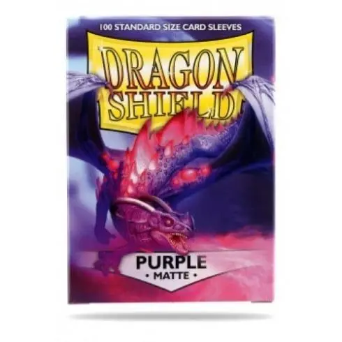 Sleeves - Dragon Shield - Box 100 - Purple Matte 1