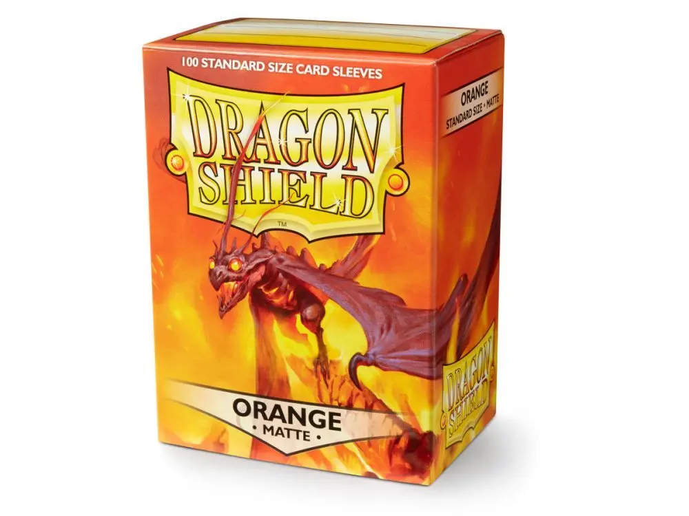 Sleeves - Dragon Shield - Box 100 - Orange Matte 1