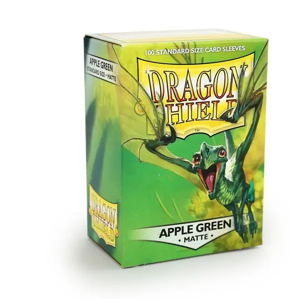 Sleeves - Dragon Shield - Box 100 - Apple Green Matte 1