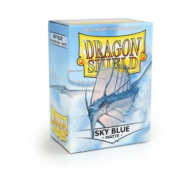 Sleeves - Dragon Shield - Box 100 - Sky Blue Matte 1