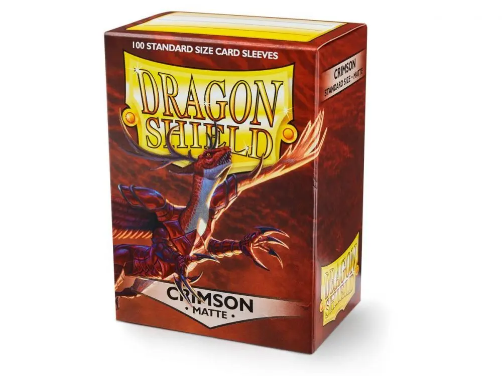Sleeves - Dragon Shield - Box 100 - Crimson Matte 1