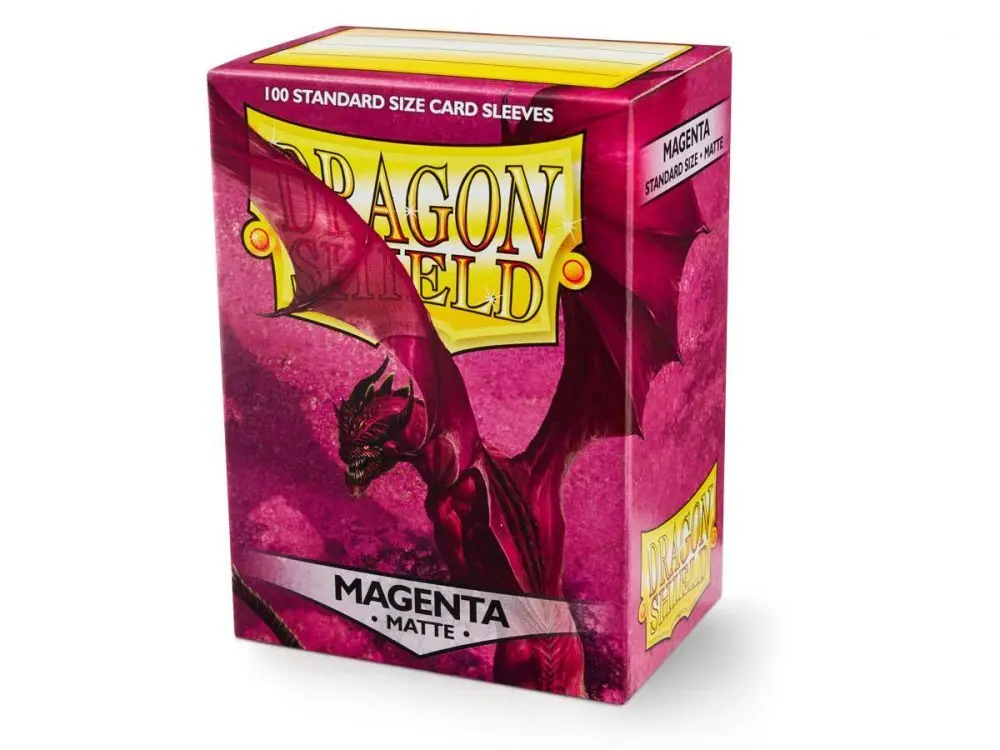Sleeves - Dragon Shield - Box 100 - Magenta Matte 1