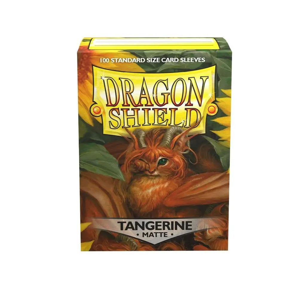Sleeves - Dragon Shield - Box 100 - Tangerine Matte 1