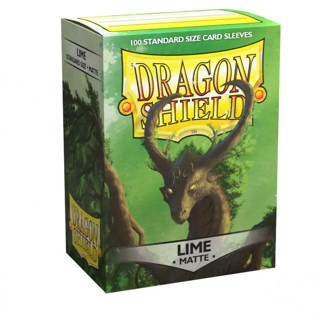 Sleeves - Dragon Shield - Box 100 - Lime Matte 1
