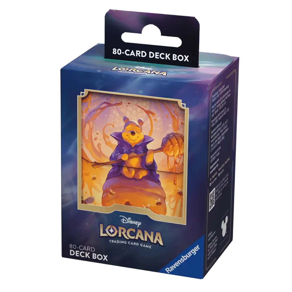 Lorcana Tcg: Azurite Sea Deckbox Winnie The Pooh Hunny Wizard 1