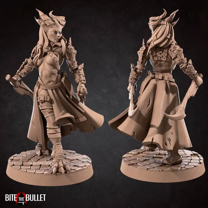 Dragonborn Rogue Female D&D Miniature 1