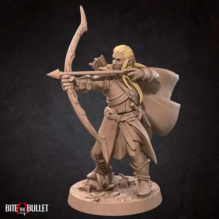 Elf Ranger Male (With Bow) D&D Miniature 1