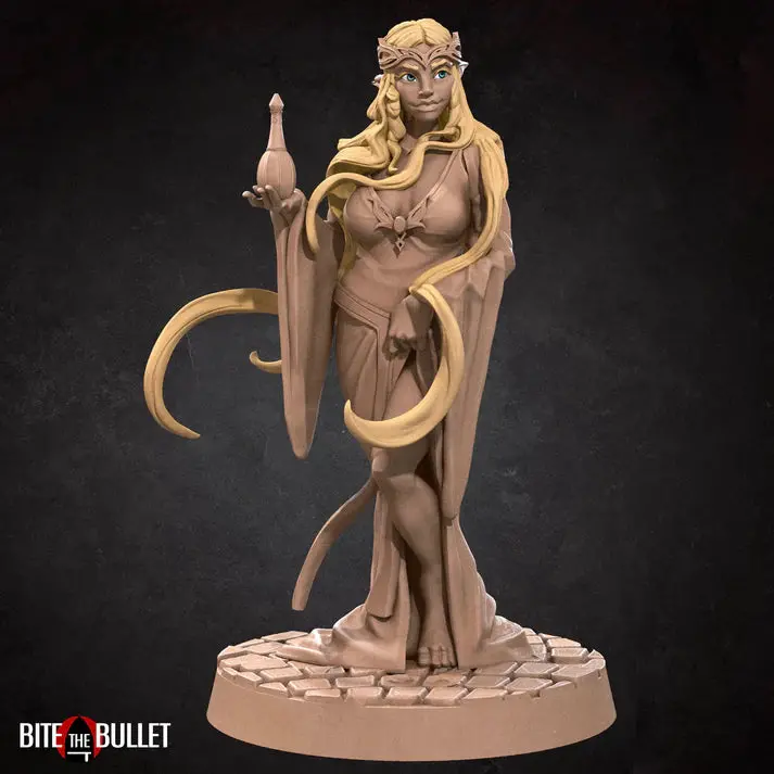 Elf Sorcerer Female D&D Miniature 1