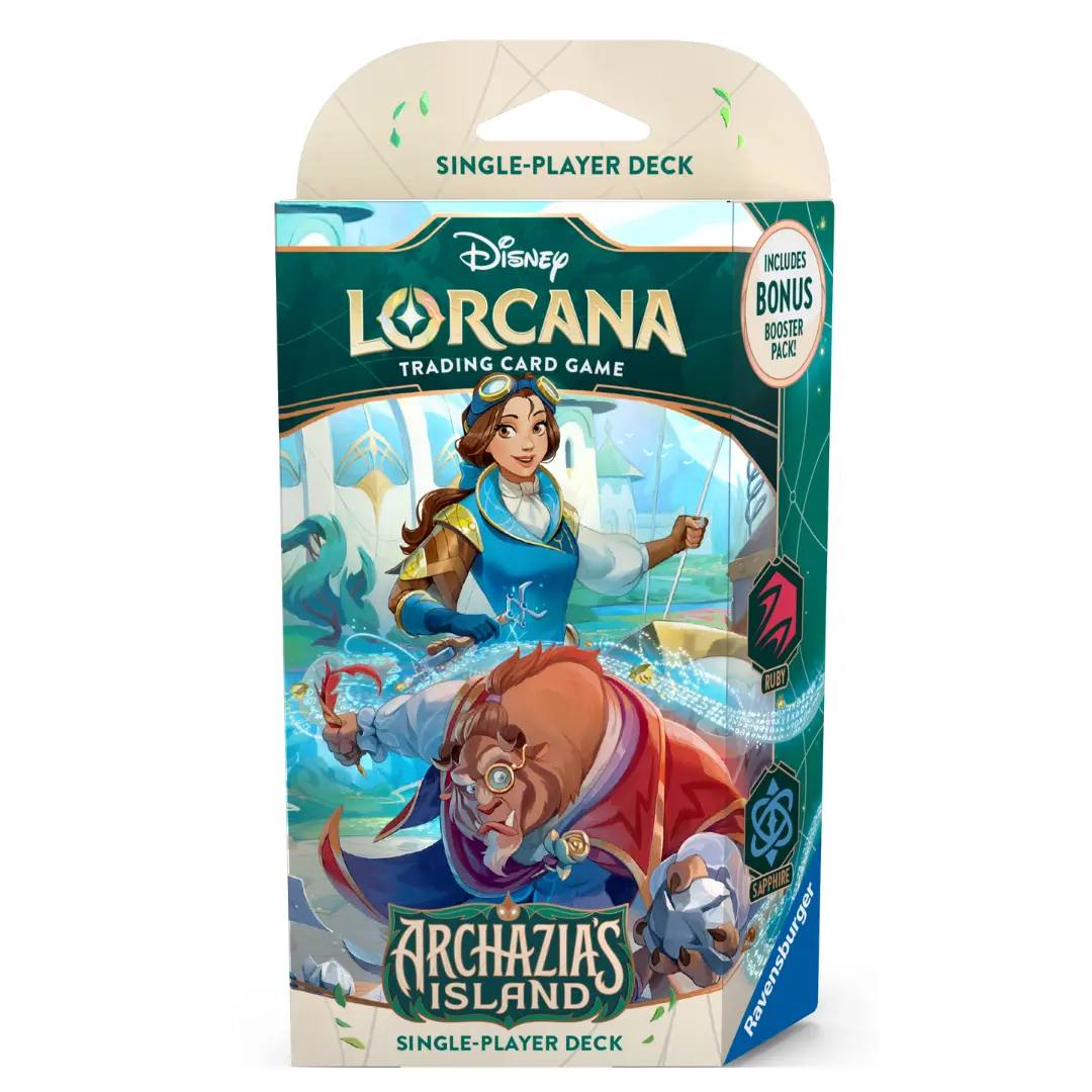 Disney Lorcana Archazia’S Island Ruby/Sapphire Deck 1