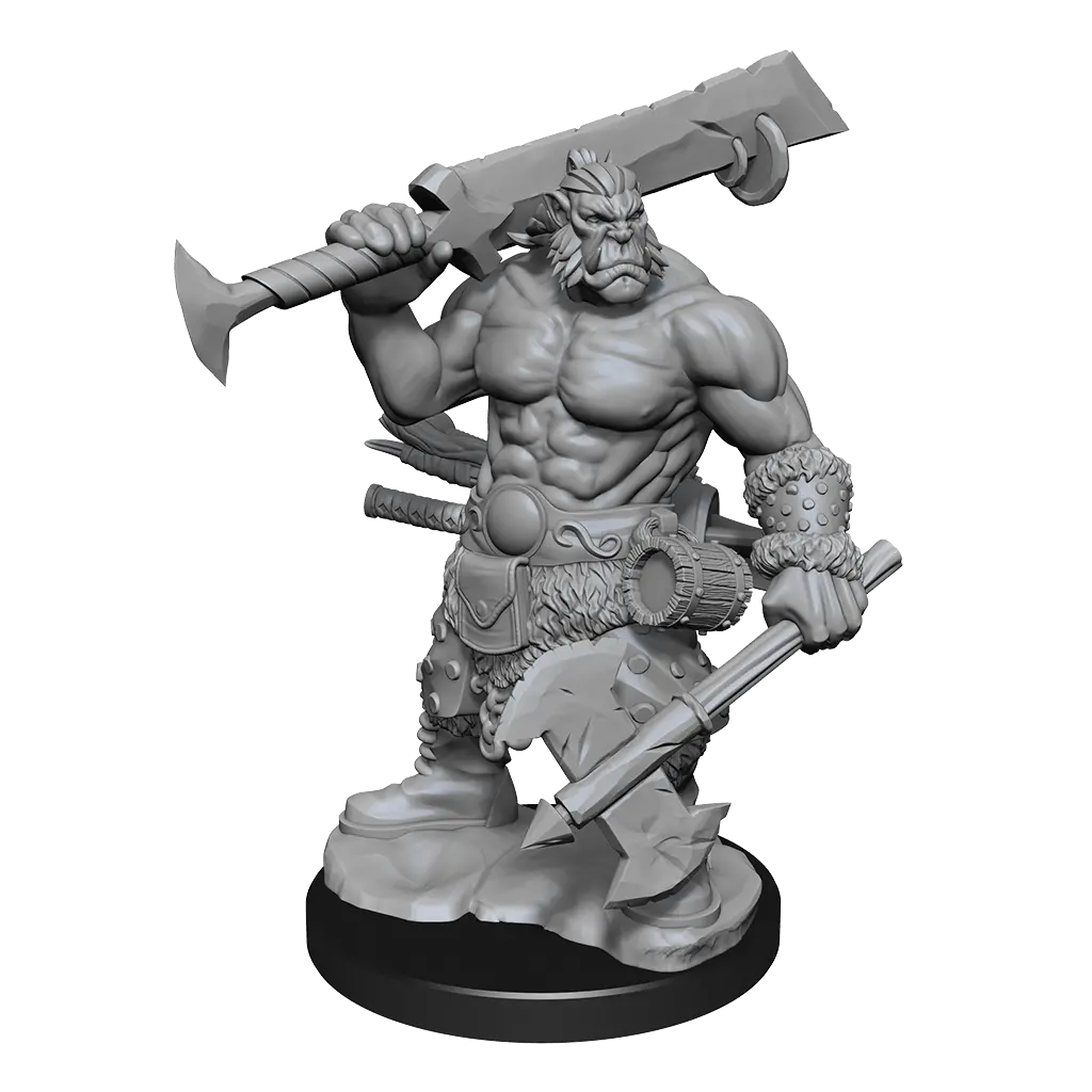 D&D Frameworks Orc Barbarian Male 1