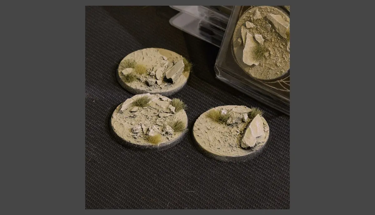 Arid Steppe Bases Round 50Mm (X3) (Special Order) 1