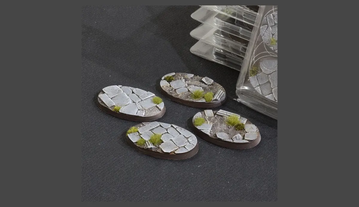 Temple Bases Oval 60Mm (X4) (Special Order) 1