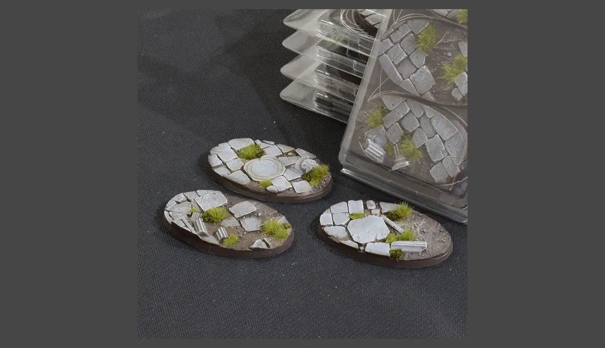 Temple Bases Oval 75Mm (X3) (Special Order) 1