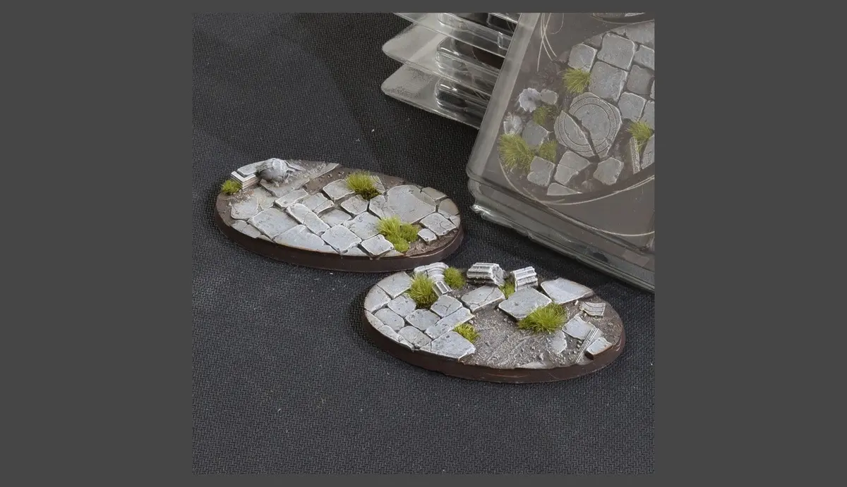 Temple Bases Oval 90Mm (X2) (Special Order) 1