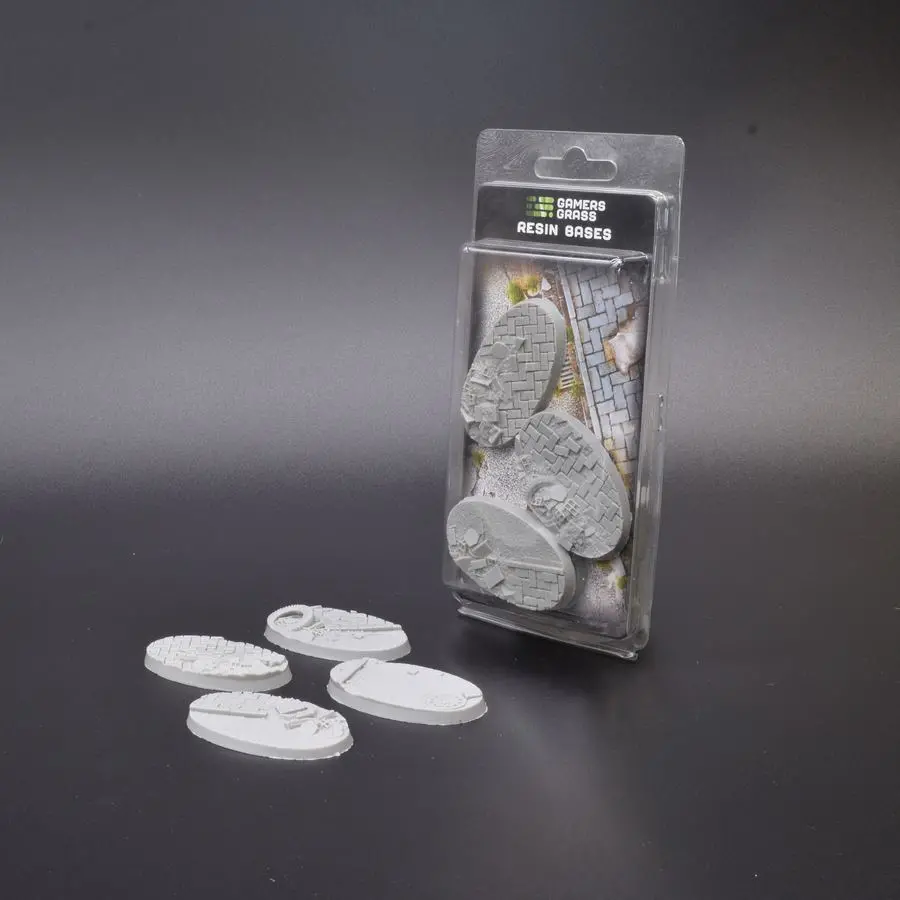 Urban Warfare Oval 60Mm Resin Bases (X4) (Oop) 1