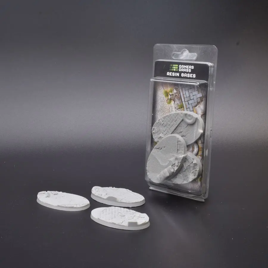 Urban Warfare Oval 75Mm Resin Bases (X3) (Oop) 1