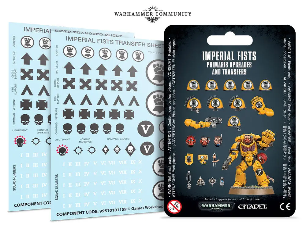 Imperial Fists Primaris Upgrades & Transfers 1