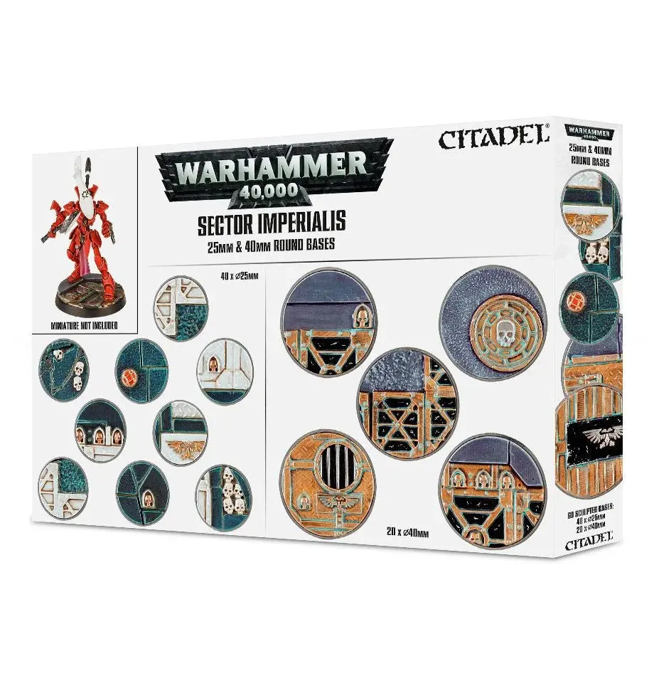 Sector Imperialis: 25 & 40Mm Round Bases 1