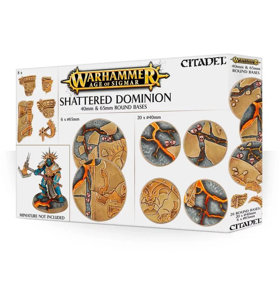 Aos: Shattered Dominion: 65 & 40Mm Round Bases 1