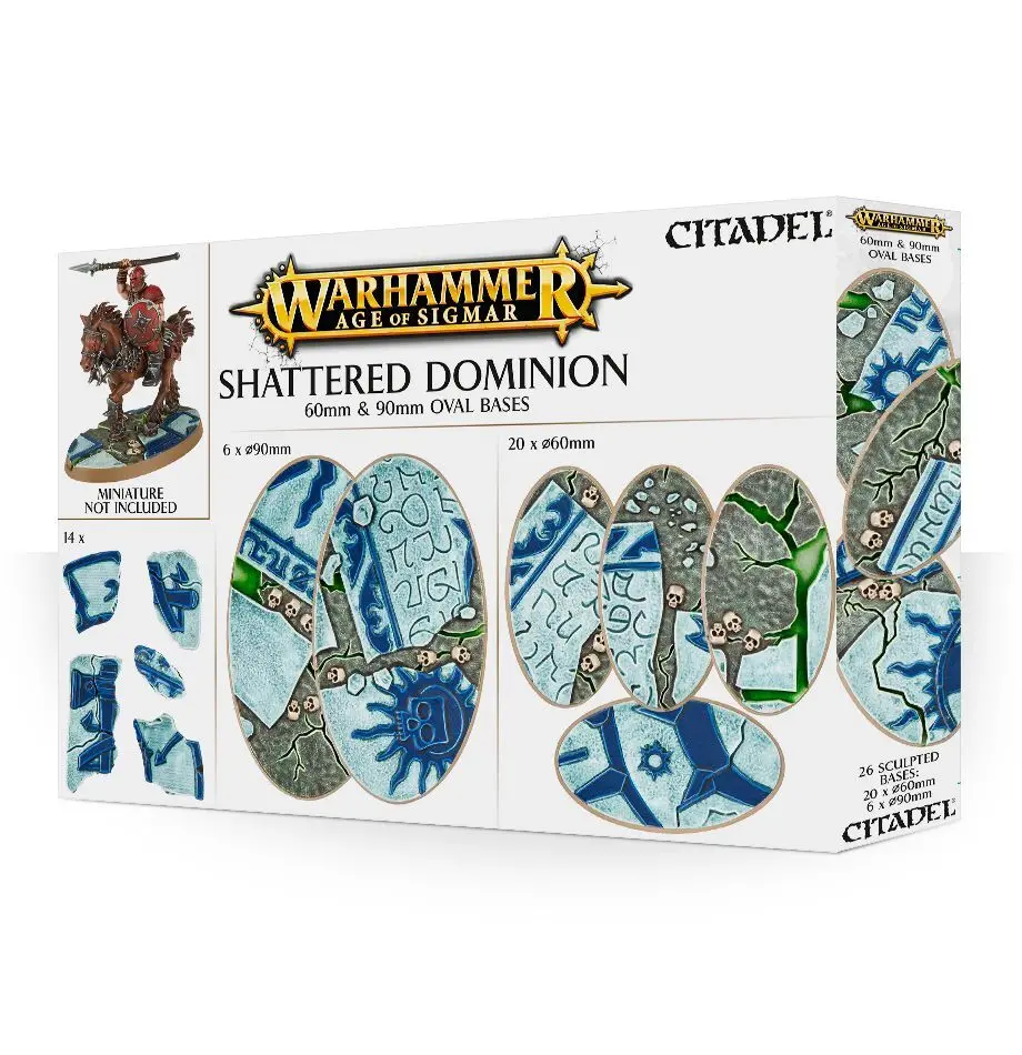Aos: Shattered Dominion: 60 & 90Mm Oval Bases 1