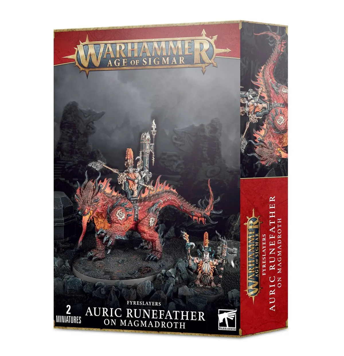 Auric Runefather On Magmadroth 1