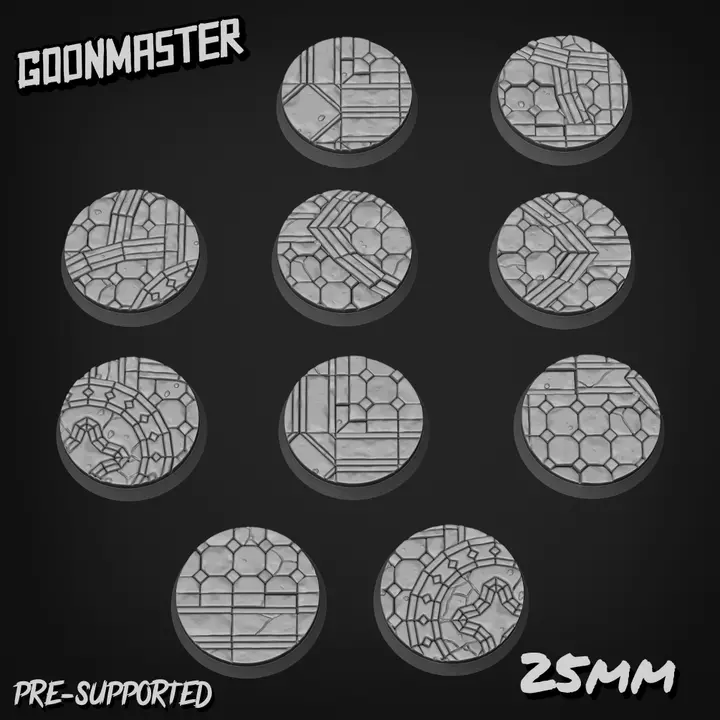 Gothic Cathedral Bases 25Mm (10) 1