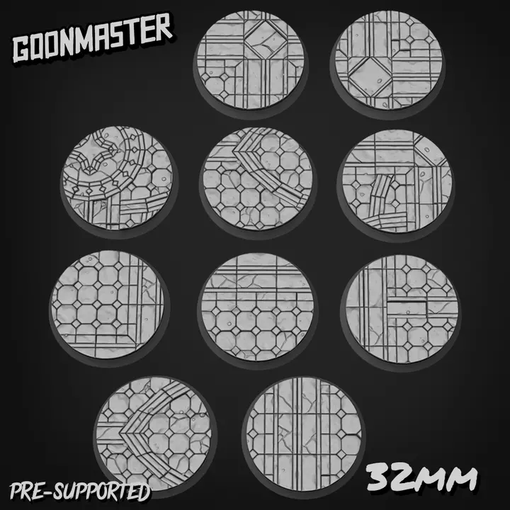 Gothic Cathedral Bases 32Mm (10) 1