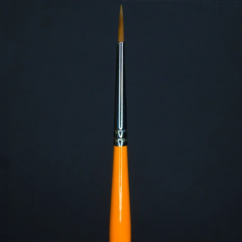 Orange Brushes - Green Tip 00 2