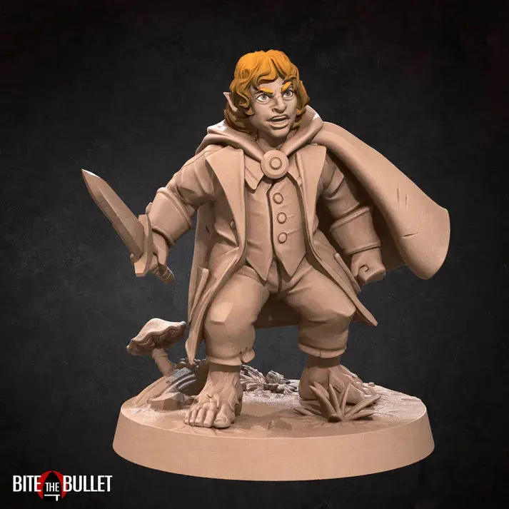 Halfling Fighter Male (Merry) D&D Miniature 1
