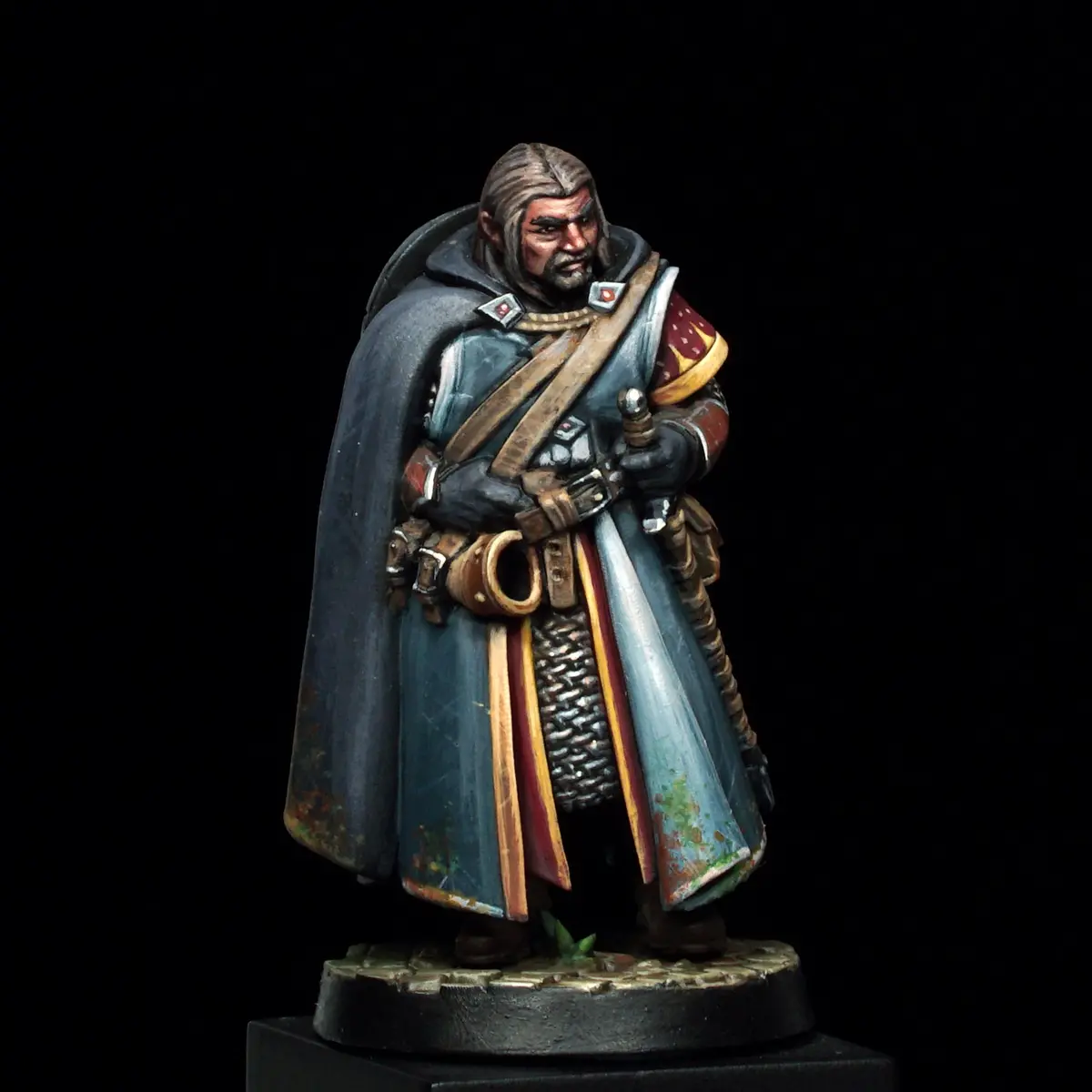 Human Fighter Male (With Warhorn) D&D Miniature 1
