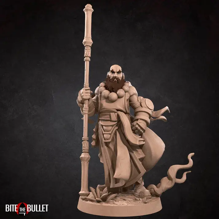 Human Monk Male D&D Miniature 1