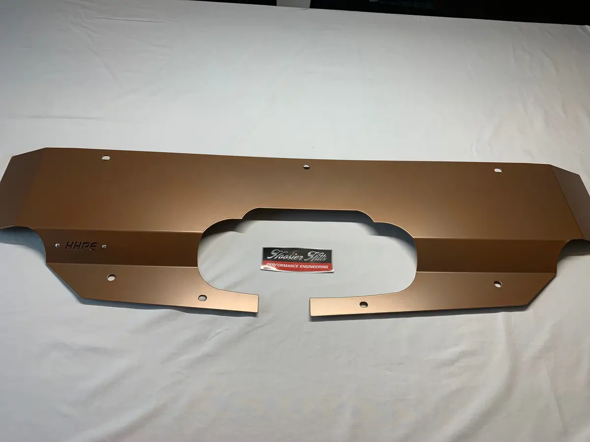 03-07 Chevy Cat-Eye Core Support Cover - Powder Coated Or Raw 1