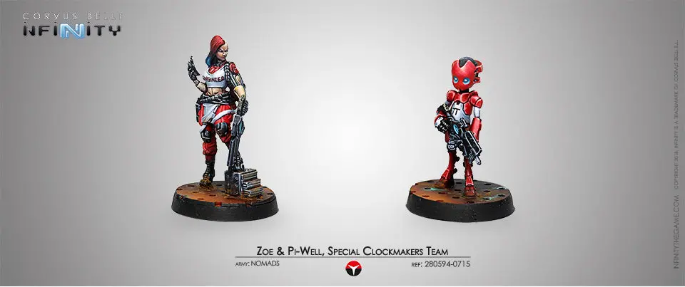 Zoe & Pi-Well; Special Clockmakers Team (Engineer & Remote) (Box) 1