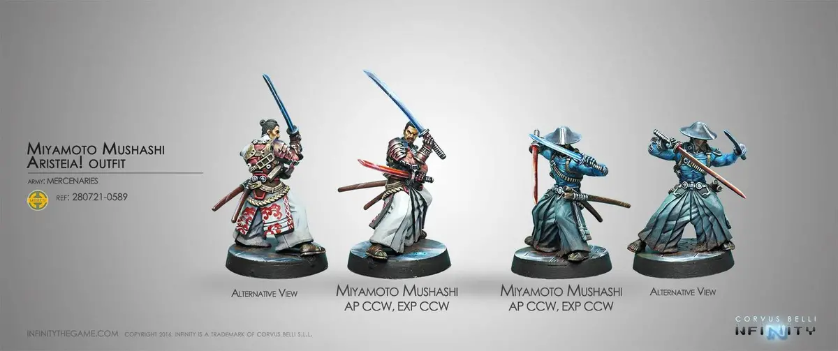 Miyamoto Mushashi Aristeia! Outfit (Box) 1