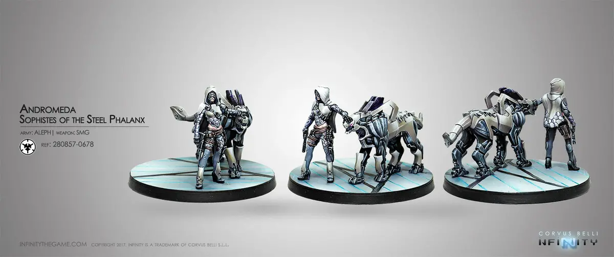 Andromeda, Sophistes Of The Steel Phalanx (Submachine Gun) (Blister) 1