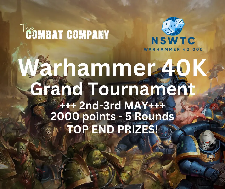Tcc/Nswtc: Warhammer 40,000 Grand Tournament (2Nd & 3Rd May) 1