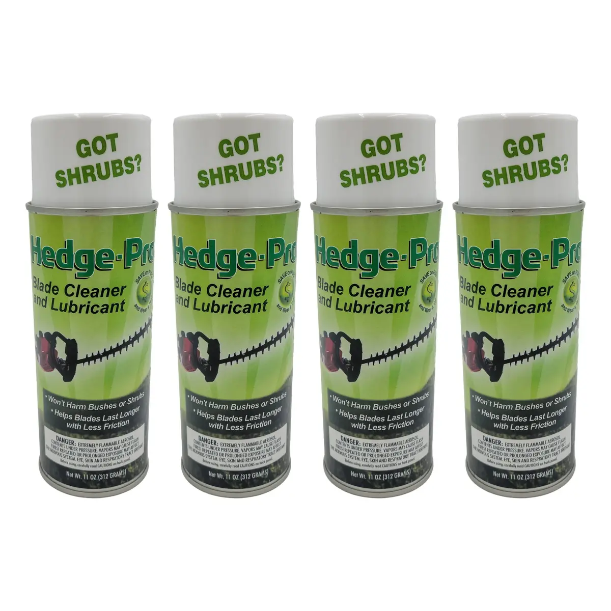 4-Pack Hedge-Pro Hedge Trimmer Lubricant & Cleaner 1