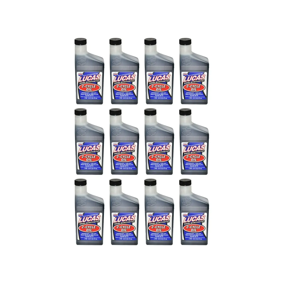 2-Cycle Oil Lucas Semi-Synthetic (Case Of 12 16Oz Bottles) 1