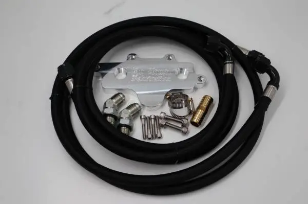 No Limit Fabrication 6.7 Oil Cooler Relocation Kit 11-16 1