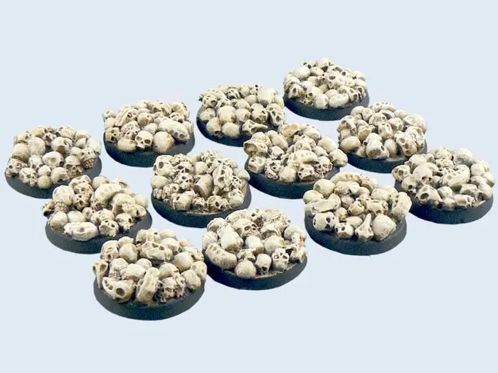 Skulls Round 25Mm 1