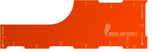 6" Movement Template - Inches (Orange) 1