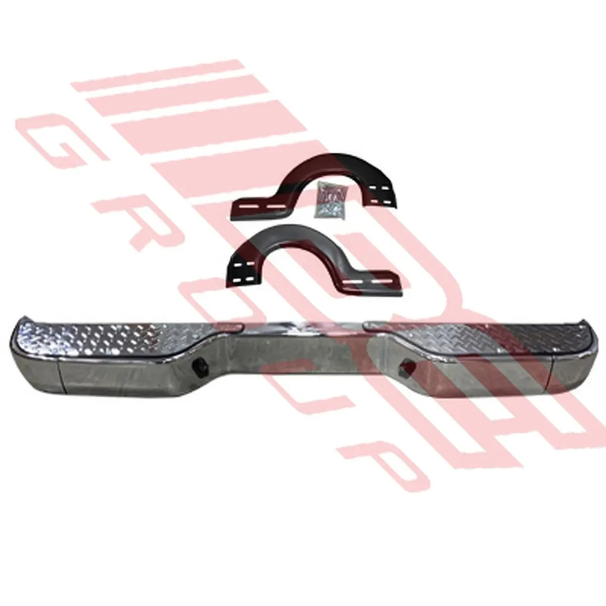 Bumper Trasero Mitsubishi L200 Strada 1996 - 2005 Sportero 2006 - 2014 Metálico Cromo
Precios Incluyen I.S.V. 1