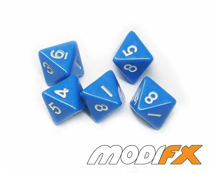 D8 Dice Opaque Blue 1
