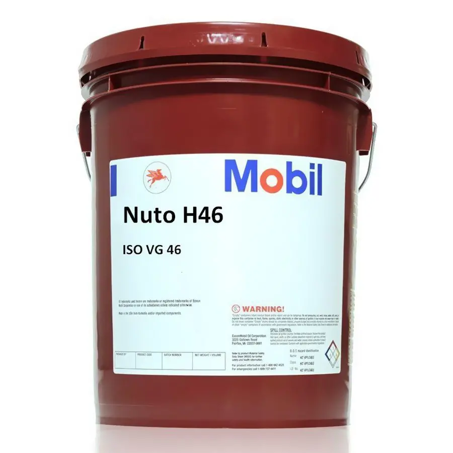 Cubeta De Lubricante Mobil Para Sistemas Hidráulicos Antidesgaste De Calidad Iso 46 Nuto H 46
Precios Incluyen I.S.V. 1