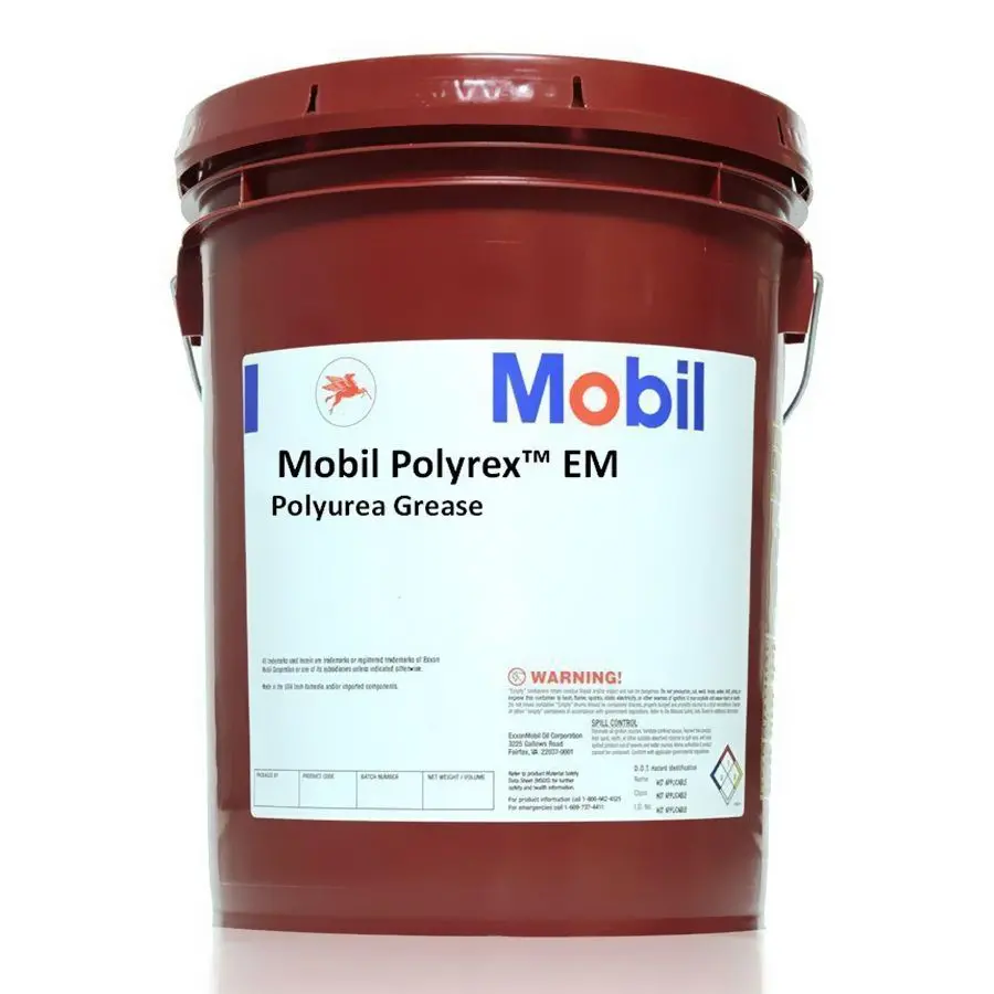 Cubeta De Grasa Mobil Especialmente Formulada Para Cojinetes De Motores Eléctricos. Polyrex Em
Precios Incluyen I.S.V. 1
