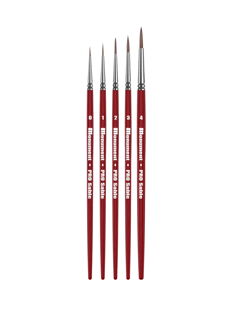 Monument Hobbies - Pro Sable Brush Set 1