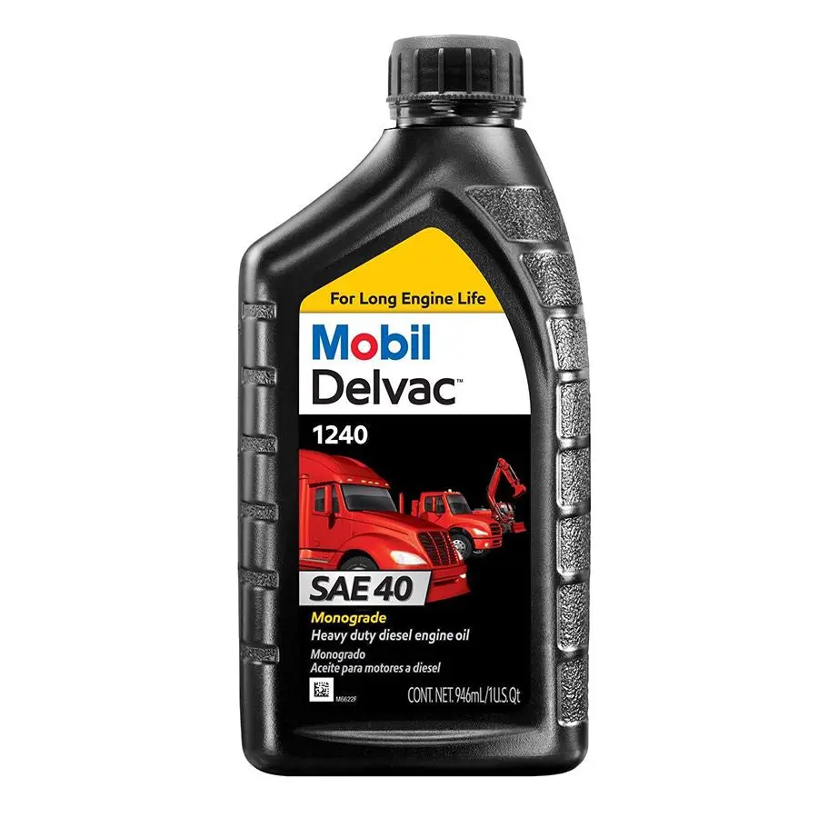 Mobil Delvac 1240 Aceite Monogrado  Sae 40 Para Motores Diesel De Servicio Pesado.
Precios Incluyen I.S.V. 1