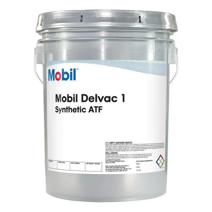 Cubeta De Lubricante Mobil Sintetico Para Transmisiones Automáticas De Servicio Pesado, Allison Tes-295, Mercedes Benz 236.91 - Delvac 1 Synthetic Atf 
Precios Incluyen I.S.V. 1