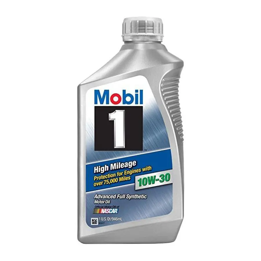 Mobil 1 High Mileage 10W30, Lubricante Sintetico Para Motores Gasolina, Con Mas De 75,000 Millas De Recorrido.  Mobil 1 High Mileage También Ayuda A Controlar La Oxidación Para Evitar La Descomposición Del Aceite.
Precios Incluyen I.S.V. 1