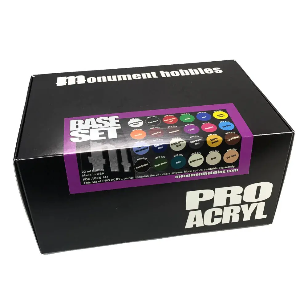 Pro Acryl - 24 Colour Base Set 1